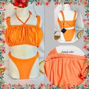 Women’s bikini. 82% polyester, 18% spandex.New. Size M.